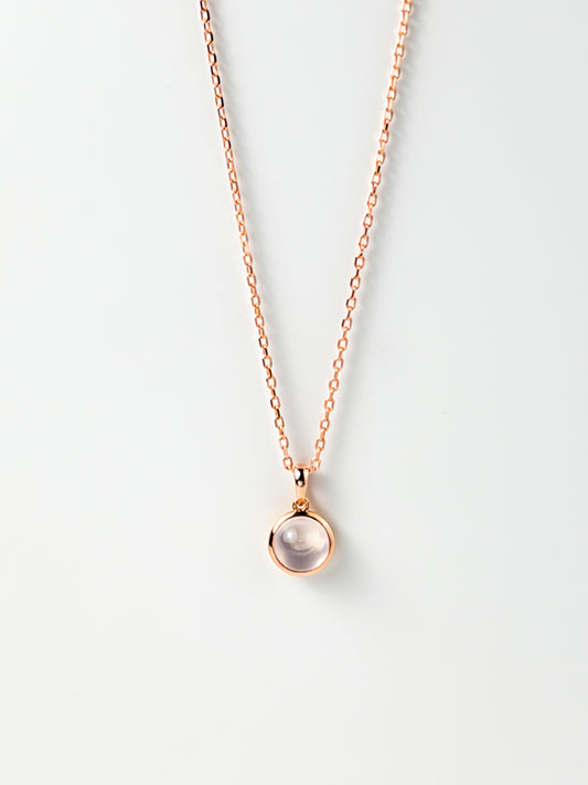 Caiyu Churora Rose Quartz Necklace