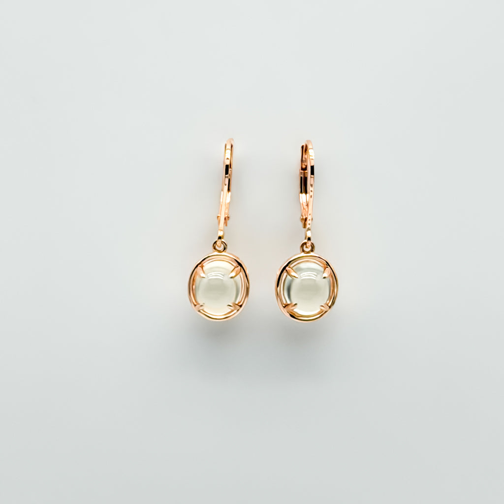 Prehnite Dewdrop Earrings