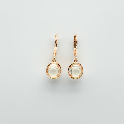Prehnite Dewdrop Earrings
