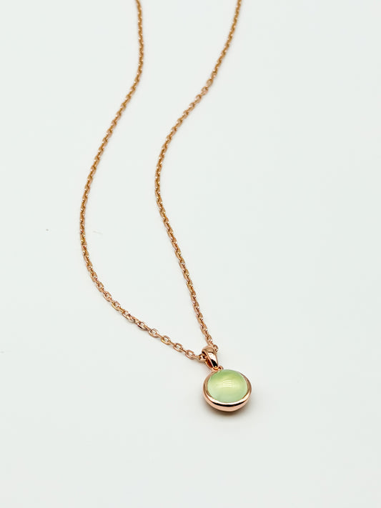 Caiyu Churora Prehnite Necklace