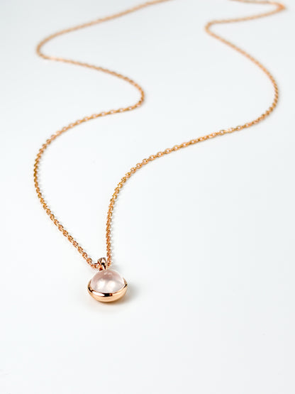 Caiyu Churora Rose Quartz Necklace