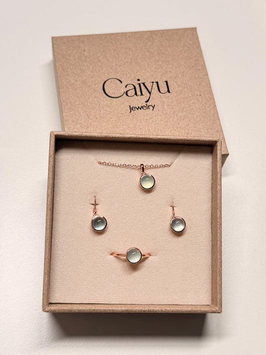 Caiyu Churora Prehnite Necklace