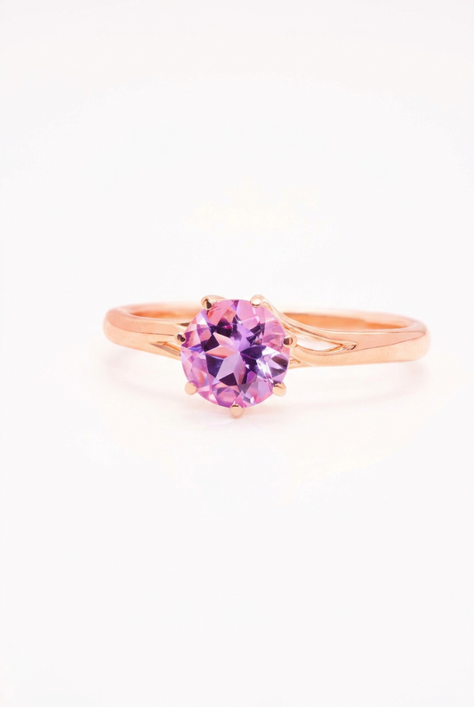 Caiyu Vine Amethyst Ring