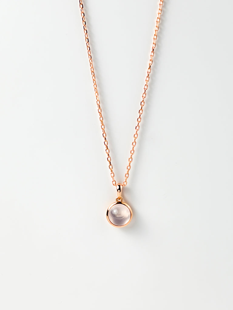 Caiyu Churora Rose Quartz Necklace